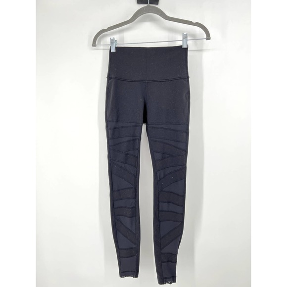 lululemon athletica Pants - Lululemon Wunder Under *Tech Mesh black 4